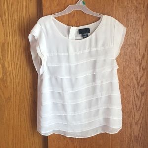 White Sheer Layered T-Shirt✨